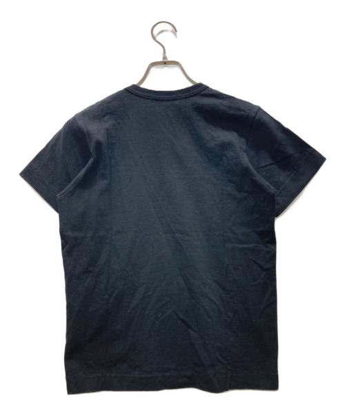 PLAY COMME des GARCONS（プレイコムデギャルソン）PLAY COMME des GARCONS (プレイコムデギャルソン) ゴールドハートワッペン ワンポイントTシャツ ブラック サイズ:Lの古着・服飾アイテム