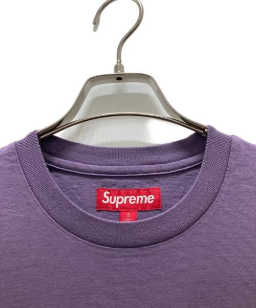SUPREME（シュプリーム）Supreme (シュプリーム) 24SS Washed Tag Tシャツ パープル サイズ:Sの古着・服飾アイテム