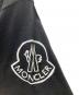 中古・古着 MONCLER (モンクレール) 袖ロゴプリントTシャツ ブラック サイズ:M：10000円