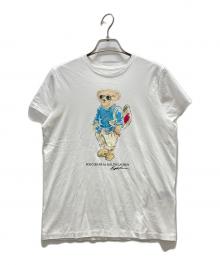 POLO RALPH LAUREN（ポロ・ラルフローレン）の古着「ポロベア プリントTシャツ」｜ホワイト