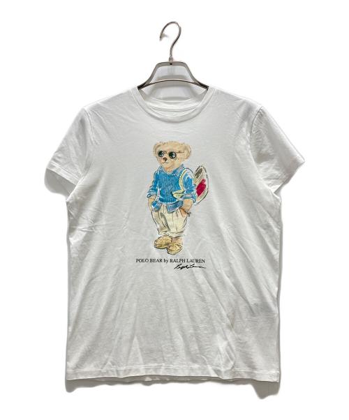 POLO RALPH LAUREN（ポロ・ラルフローレン）POLO RALPH LAUREN (ポロ・ラルフローレン) ポロベア プリントTシャツ ホワイト サイズ:Sの古着・服飾アイテム