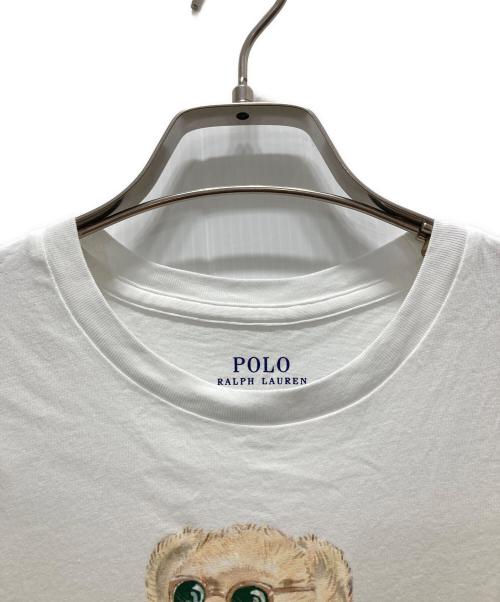 POLO RALPH LAUREN（ポロ・ラルフローレン）POLO RALPH LAUREN (ポロ・ラルフローレン) ポロベア プリントTシャツ ホワイト サイズ:Sの古着・服飾アイテム