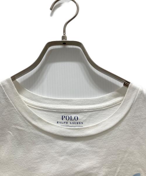 POLO RALPH LAUREN（ポロ・ラルフローレン）POLO RALPH LAUREN (ポロ・ラルフローレン) ポロベアプリントTシャツ ホワイト サイズ:XLの古着・服飾アイテム