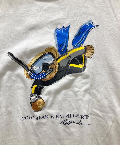 POLO RALPH LAUREN（ポロ・ラルフローレン）POLO RALPH LAUREN (ポロ・ラルフローレン) ポロベアプリントTシャツ ホワイト サイズ:XLの古着・服飾アイテム