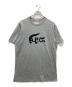 A.P.C.（アーペーセー）の古着「フロッキーロゴ プリントTシャツ」｜グレー