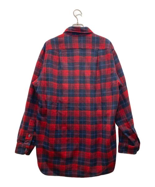 PENDLETON（ペンドルトン）PENDLETON (ペンドルトン) 70's チェックネルシャツ レッド サイズ:16　1/2の古着・服飾アイテム