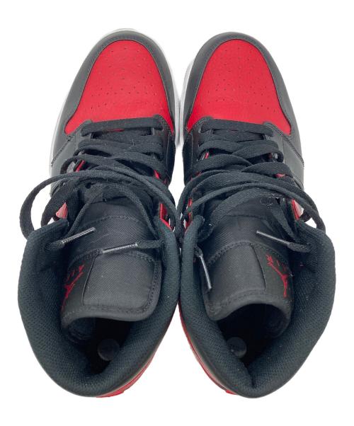 NIKE（ナイキ）NIKE (ナイキ) AIR JORDAN 1 MID BRED レッド サイズ:275の古着・服飾アイテム