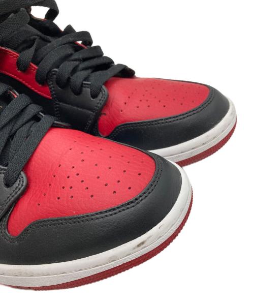 NIKE（ナイキ）NIKE (ナイキ) AIR JORDAN 1 MID BRED レッド サイズ:275の古着・服飾アイテム