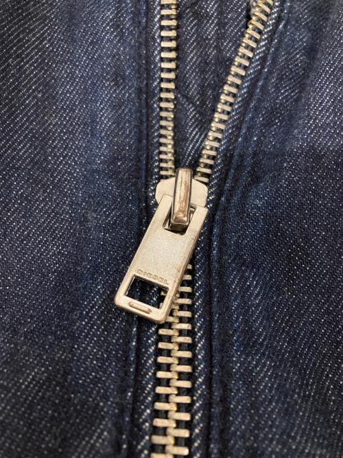 DIESEL（ディーゼル）DIESEL (ディーゼル) デニムシングルライダースジャケット ネイビー サイズ:Sの古着・服飾アイテム