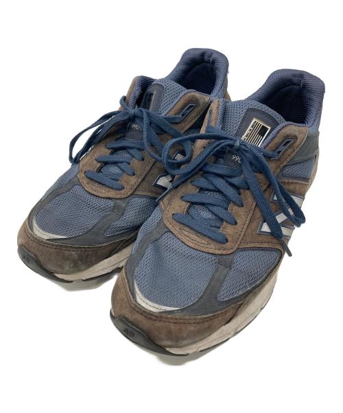 NEW BALANCE（ニューバランス）NEW BALANCE (ニューバランス) ローカットスニーカー ブラウン×ネイビー サイズ:29の古着・服飾アイテム