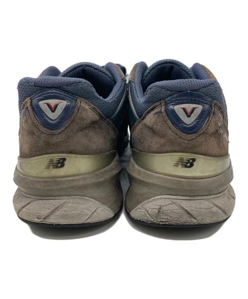 NEW BALANCE（ニューバランス）NEW BALANCE (ニューバランス) ローカットスニーカー ブラウン×ネイビー サイズ:29の古着・服飾アイテム