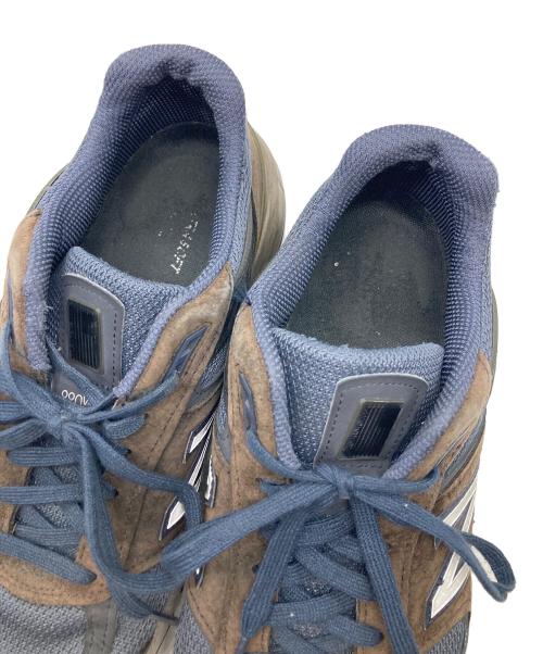 NEW BALANCE（ニューバランス）NEW BALANCE (ニューバランス) ローカットスニーカー ブラウン×ネイビー サイズ:29の古着・服飾アイテム