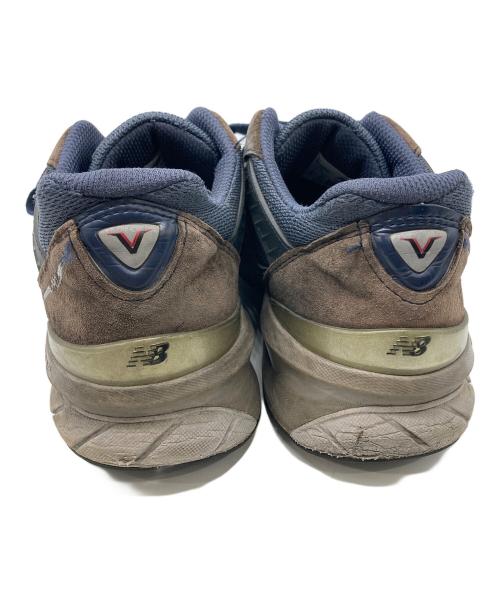 NEW BALANCE（ニューバランス）NEW BALANCE (ニューバランス) ローカットスニーカー ブラウン×ネイビー サイズ:29の古着・服飾アイテム