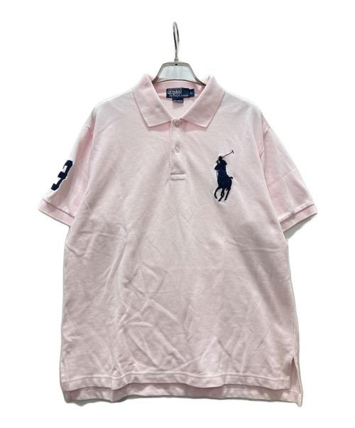 POLO RALPH LAUREN（ポロ・ラルフローレン）POLO RALPH LAUREN (ポロ・ラルフローレン) ビッグポニーポロシャツ ピンク サイズ:Lの古着・服飾アイテム