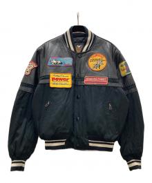 HARLEY-DAVIDSON（ハーレーダビッドソン）の古着「レザー切替ジャケット」｜ブラック