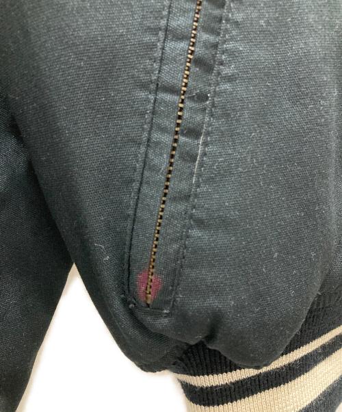 HARLEY-DAVIDSON（ハーレーダビッドソン）HARLEY-DAVIDSON (ハーレーダビッドソン) レザー切替ジャケット ブラック サイズ:Mの古着・服飾アイテム