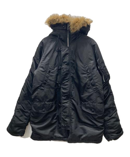 ALPHA（アルファ）ALPHA (アルファ) N-3Bタイプコート ブラック サイズ:Mの古着・服飾アイテム