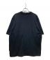 AMI Alexandre Mattiussi (アミアレクサンドルマテュッシ) ハートロゴ刺繍Tシャツ ブラック サイズ:L：10000円