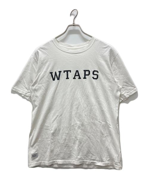 WTAPS（ダブルタップス）WTAPS (ダブルタップス) ロゴTシャツ ホワイト サイズ:3の古着・服飾アイテム