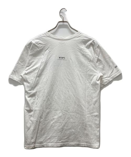 WTAPS（ダブルタップス）WTAPS (ダブルタップス) ロゴTシャツ ホワイト サイズ:3の古着・服飾アイテム