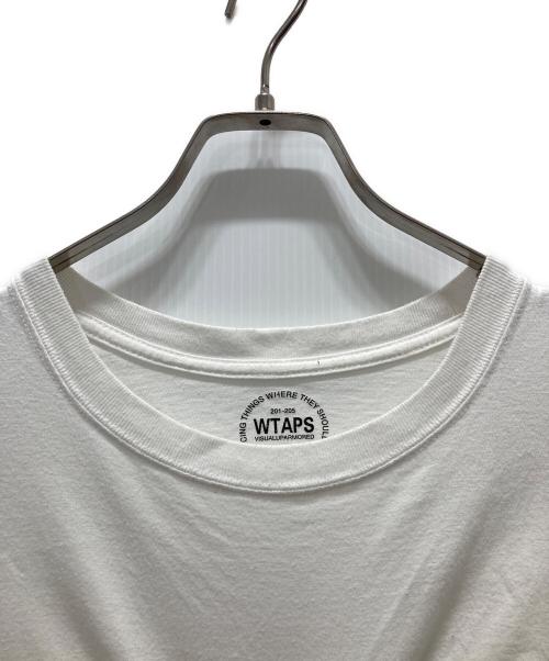 WTAPS（ダブルタップス）WTAPS (ダブルタップス) ロゴTシャツ ホワイト サイズ:3の古着・服飾アイテム