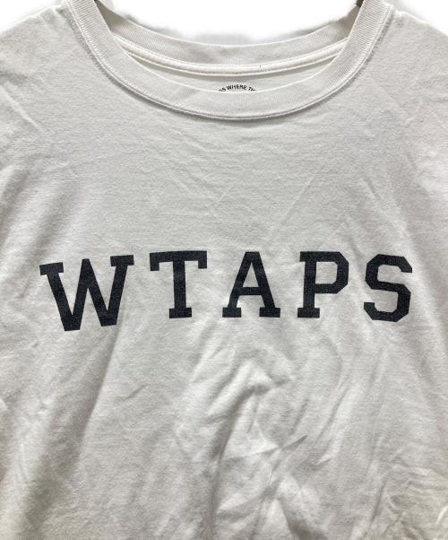 WTAPS（ダブルタップス）WTAPS (ダブルタップス) ロゴTシャツ ホワイト サイズ:3の古着・服飾アイテム