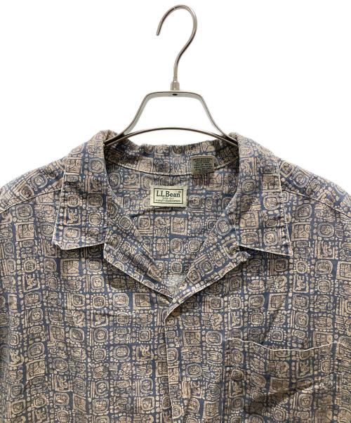 L.L.Bean（エルエルビーン）L.L.Bean (エルエルビーン) 90~00sオープンカラーシャツ ベージュ サイズ:Lの古着・服飾アイテム