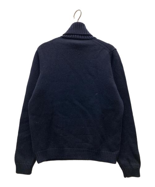 Zanone（ザノーネ）Zanone (ザノーネ) 5ゲージウールソリッドタートルネック ネイビー サイズ:48の古着・服飾アイテム