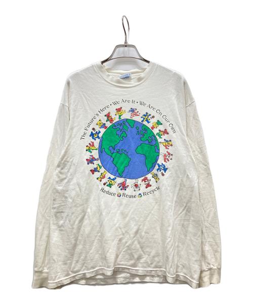 Hanes（ヘインズ）Hanes (ヘインズ) 92' プリントTシャツ/Grateful Dead ホワイト サイズ:Mの古着・服飾アイテム