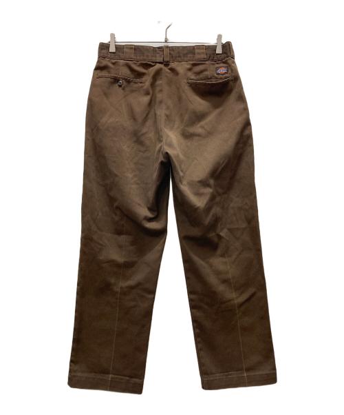 Dickies（ディッキーズ）Dickies (ディッキーズ) 古着 ワークパンツ/ TALONジップ・細センターループ ブラウン サイズ:34の古着・服飾アイテム