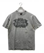 HARLEY-DAVIDSONハーレーダビッドソン）の古着「プリントTシャツ」｜グレー