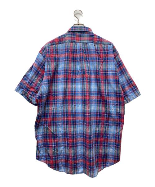 RALPH LAUREN（ラルフローレン）RALPH LAUREN (ラルフローレン) 半袖ボタンダウンシャツ ブルー サイズ:Lの古着・服飾アイテム