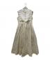 HER LIP TO（ハーリップトゥ）の古着「Grace Cotton-Blend Long Dress」｜アイボリー
