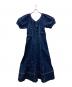 HER LIP TO（ハーリップトゥ）の古着「Imperia Volume Sleeve Dress」｜ネイビー