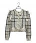 HER LIP TO（ハーリップトゥ）の古着「Bouncy check knit pullover」｜アイボリー