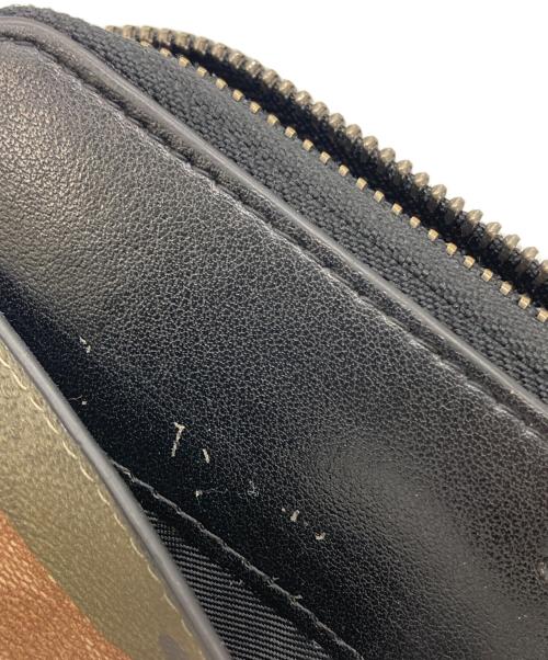COACH（コーチ）COACH (コーチ) ラウンドジップウォレット オリーブの古着・服飾アイテム