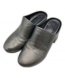 MM6 Maison Margiela（エムエムシックスメゾンマルジェラ）の古着「サボサンダル」｜シルバー