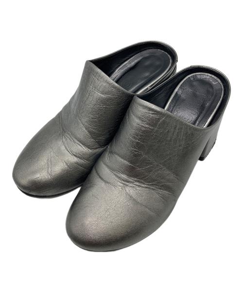 MM6 Maison Margiela（エムエムシックスメゾンマルジェラ）MM6 Maison Margiela (エムエムシックスメゾンマルジェラ) サボサンダル シルバー サイズ:37の古着・服飾アイテム