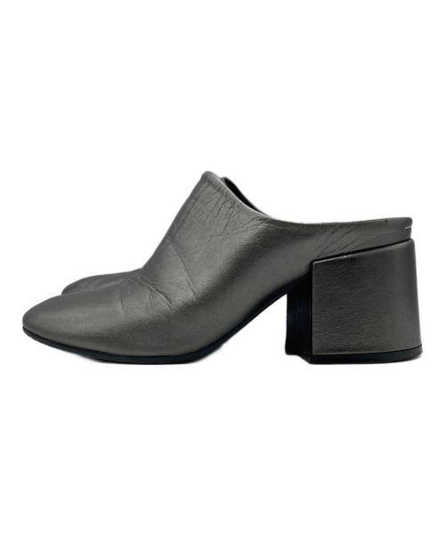 MM6 Maison Margiela（エムエムシックスメゾンマルジェラ）MM6 Maison Margiela (エムエムシックスメゾンマルジェラ) サボサンダル シルバー サイズ:37の古着・服飾アイテム