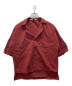 SUNSEAサンシー）の古着「Brick Check Fried Shrimp Shirt」｜レッド