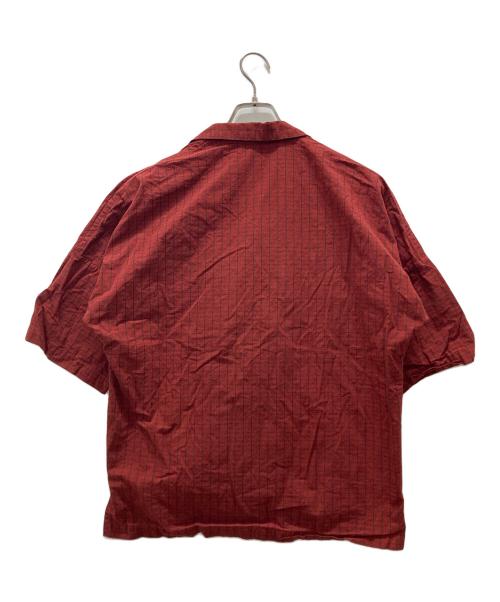 SUNSEA（サンシー）SUNSEA (サンシー) Brick Check Fried Shrimp Shirt レッド サイズ:2の古着・服飾アイテム