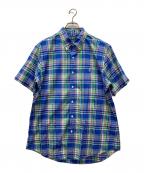 RALPH LAURENラルフローレン）の古着「半袖チェックシャツ」｜ブルー