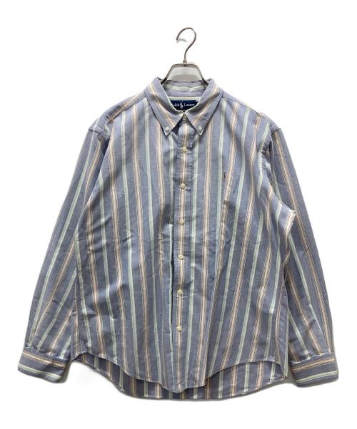 RALPH LAUREN（ラルフローレン）RALPH LAUREN (ラルフローレン) CLASSIC FIT ボタンダウンシャツ スカイブルー サイズ:LLの古着・服飾アイテム