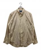 RALPH LAURENラルフローレン）の古着「CLASSIC FIT ボタンダウンシャツ」｜ベージュ