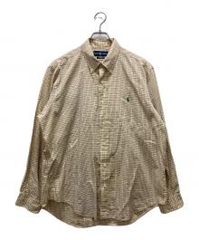 RALPH LAUREN（ラルフローレン）の古着「CLASSIC FIT ボタンダウンシャツ」｜ベージュ