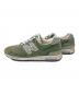 NEW BALANCE (ニューバランス) ローカットスニーカー グリーン サイズ:27：6000円