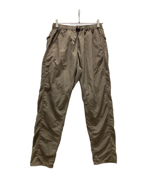山と道（ヤマトミチ）山と道 (ヤマトミチ) ナイロンクライミングパンツ/5-Pocket Pants カーキ サイズ:Lの古着・服飾アイテム