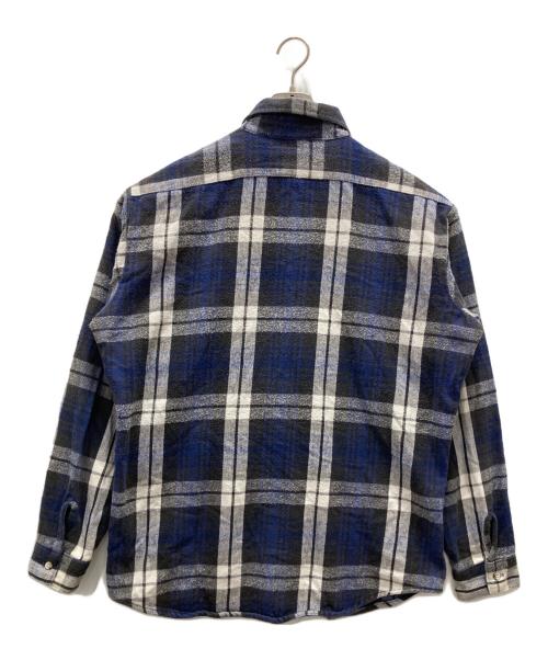 FIVE BROTHER（ファイブブラザー）FIVE BROTHER (ファイブブラザー) 70~80sネルシャツ ネイビー サイズ:XLの古着・服飾アイテム