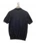 FRED PERRY (フレッドペリー) 透かし編みニットポロシャツ ブラック サイズ:M：5000円