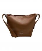 COACHコーチ）の古着「ミニダッフレットショルダーバッグ」｜ブラウン